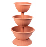 Kvetinac Strend Pro PYRAMID 86 cm terracotta